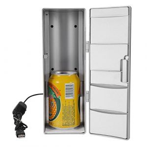 Mini USB Frigo Silencieux Réfrigérateur MiniBar Congélateur de table Refroidisseur/Chauffage pour Maison Bureau Voiture Voyage (Aqur2020, neuf)
