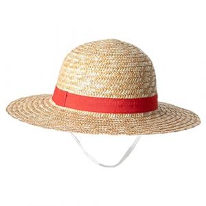 Ysvnlmjy Chapeau de Paille Luffy | Accessoire de Cosplay et Performance | Chapeau d'&Eacute;t&eacute; Jaune pour Fans et Jeunes (Yimeigo1818, neuf)