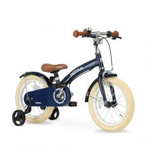 Deryan Bicyclette de Luxe pour Enfant 12" | V&eacute;lo 3 en 1 | Bicyclette avec Selle r&eacute;glable et Guidon | V&eacute;lo Enfant pour gar&ccedil;ons et Filles | Bleu (Deryan, neuf)