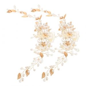LRXIYODE 2pièces -tête De Mariage Pour Perles Lot De Accessoires De Cheveux Pour Demoiselle Bal De Promo Fête (XPWU, neuf)