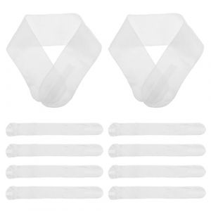 GALPADA 10pi&egrave;ces Bandeaux Jetables pour Spa Bandeau Blanc pour Soins du Visage et Coiffure Adapt&eacute; &agrave; Toutes Formes de T&ecirc;te (Hargrove Hare, neuf)