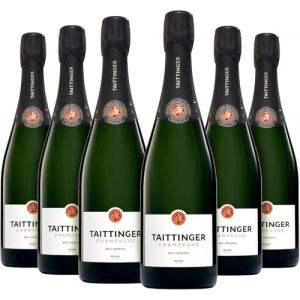 Taittinger Brut Réserve - Champagne - Lot de 6 bouteilles de 75 cl (Vins du Nord, neuf)