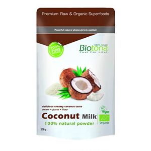 BIOTONA COCONUT MILK POWDER leche de &ndash; convient &agrave; ceux qui recherchent un produit fiable au quotidien, produit multifonction &agrave; large champ d&rsquo;application, poids 200 g et devient un alli&eacute; fiable dans la (Naturitas, neuf)