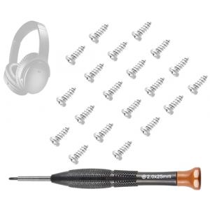 SOULWIT Vis de Remplacement pour Bandeau pour Bose QuietComfort 35/QC35/QC35 II/QC45/QC25/QC3/AE2/OE1/Soundlink S&eacute;rie/SoundTure S&eacute;rie, Vis de Headband pour Casque 20 Pi&egrave;ces, Installation DIY Facile (SoloWIT Store, neuf)