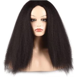 Naturelle Perruque Perruque Longue Perruque Afro Perruques Pour Les Femmes Noires Perruque De Cheveux Naturels Perruque De Cheveux Raides Perruque Synthétique Perruque Naturelle Cheveux Naturel (yizhishizizaichuangtou, neuf)