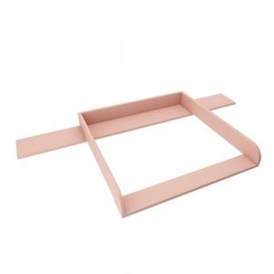 regalik Plan à Langer avec Plateau pour Hemnes d'IKEA, Extension pour Table à Langer pour Commode 50x160 cm, Amovible, Plan à Langer avec Façades Arrondies, Rose (MMJMebel, neuf)