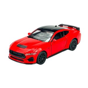 Welly 2024 Ford Mustang GT Rouge env. 1/34-1/39 Modèle de voiture en métal (Fast_Wheels, neuf)