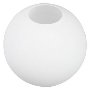 Amosfun Abat-Jour Globe En Verre Blanc Givr&eacute; Remplacement 12Cm Boule De Verre Abat-Jour Couvercle Sph&egrave;re Abat-Jour Pour Luminaire Suspension 5. 5Cm Monteur (Colored Flag, neuf)