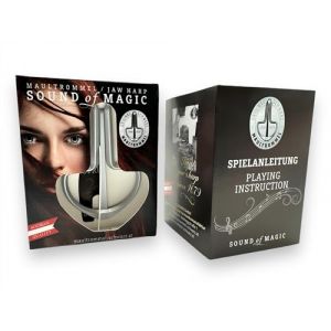 Guimbarde - Coffret cadeau - Noir - Jaw Harp Autriche - Avec instructions (français non garanti) (n° 14 (92 mm) (Leuchtklang, neuf)