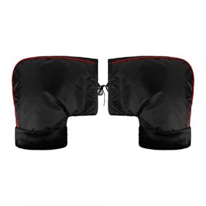 IBLUELOVER Gants de Moto Gant de Poign&eacute;e Hiver &eacute;pais Manchon Couvercle pour Motocyclette V&eacute;lo Cyclisme Scooter Gants Imperm&eacute;able Chauffant Guidon de Protection Gant Chauds Moto Coupe-Vent (IBlueloveruk, neuf)