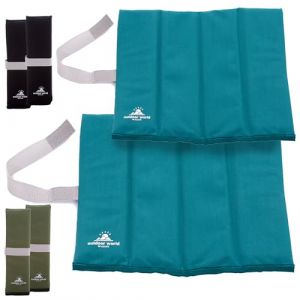 Outdoor World Lot de 2 tapis de siège pliants – Coussin de siège portable – Coussin d'assise léger pour la randonnée, le camping, le parc, le pique-nique, la plage, l'aire de jeux – Isolé, imperméable (Outdoor World Be Active, neuf)