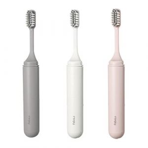 Lot de 3 Brosse &agrave; Dents de Voyage Pliante, Brosse &agrave; Dent Souple Portable, Soins Dentaires Adultes et Enfants, Brosses &agrave; Dents Manuelles pour Voyage, Camping, Randonn&eacute;e(Blanc, Rose, Gris) (fuleitong, neuf)