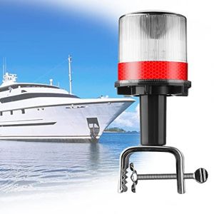 DYK&NX Marine LED Feux de Navigation de Bateau avec Source de Lumi&egrave;re Solaire, Conception &eacute;tanche IP65, Facile &agrave; Installer (Color : Red) (XZSW, neuf)
