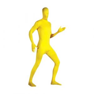 Generisch Combinaison de cosplay Zentai pour adulte - Combinaison intégrale - Orange - Costume pour fête, Halloween, Noël - Unisexe (MAIJIAZHIJUN, neuf)