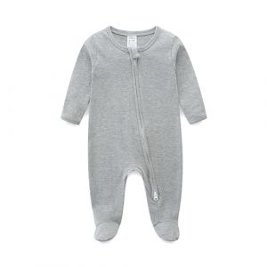 KIDDLETOWN combinaison bebe garcon fille, b&eacute;b&eacute; barboteuses, b&eacute;b&eacute; pyjama sac de couchage en coton avec double zip, combinaison bebe fille, Coton Manches Longues Body avec pieds pyjama bebe fille (KIDDLETOWN, neuf)