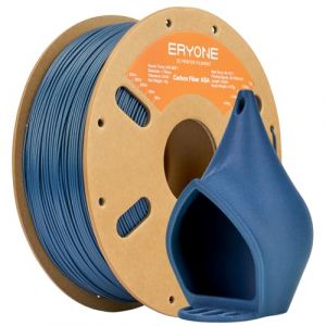 ERYONE Filament en fibre de carbone 1.75mm +/- 0.03mm, compatible avec la plupart des imprimantes FDM, ASA CF bleu, bobine de 1 kg (2.2 lbs) (Eryone-EU, neuf)