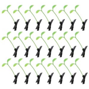 Hemobllo Lot de 60 Pinces &agrave; Cheveux Amusantes de Pousse de Soja Vert Accessoires pour Cheveux de Fille Clips Plantes D&eacute;coratifs pour F&ecirc;tes et Usage Quotidien Gar&ccedil;on et Filles (pattobold, neuf)