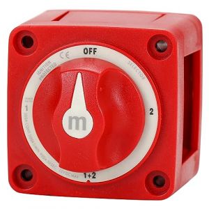 Greluma 1 Pièce Sélecteur de batterie,interrupteur de déconnexion de batterie marine 300A,sélecteur de batterie robuste à 4 positions pour bateau de camping-car (Lumatech-EU, neuf)