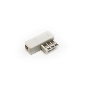 Geemarc Prise Téléphonique vers RJ11 - Adaptateur Téléphonique avec Connecteur RJ11 - Convient pour la France - Prise T Blanche (Geemarc Telecom SA, neuf)