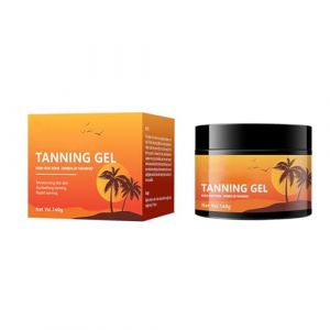 Intensive Tanning Gel,Accelerateur de Bronzage,avec Carrot huile et Vitamine C,Accelerateur de bronzage,Crème solaire,Activateur de Bronzage,pour un bronzage naturel et profond (9suYzi, neuf)
