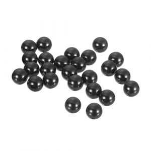 QUARKZMAN Billes de roulement en céramique 3 mm, 25 pcs billes en nitrure de silicium Si3N4 précision G10 pour aérospatiale automobile robotique, noir (QUARKZMAN, neuf)