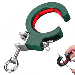 Rouleaux de chemin de câbles, poulie auxiliaire en acier inoxydable - Poulie auxiliaire d'installation de traction de câble | Outil de traction de fil de conception de pince réglable pour l'installati (featurecub, neuf)