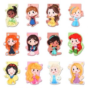 12 Pi&egrave;ces Signet Magn&eacute;tique Animation, Marque-page Magn&eacute;tique Princesse, Marque-page Magn&eacute;tique pour Enfants, Clips De Livre pour Enseignants, Tudiants, Adultes &eacute; Enfants, Gar&ccedil;ons et Filles (litomarty trading OU, neuf)