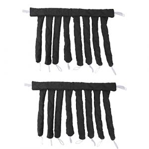 Rouleau de Bandeau de Caillot de Cheveux sans Chaleur Pas de Currleurs de Chaleur Femmes Filles Outils avec un Chiffon adapt&eacute; &agrave; la Peau pour une Op&eacute;ration Facile 8 Curling Rods. Convient &agrave; les (nineoneeu, neuf)