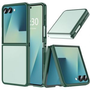 Cum2giff Coque pour Samsung Galaxy Z Flip 7 - Housse Protective Ultra Mince Anti-Rayure et Anti-Choc Étui pour Samsung Z Flip 7(Vert) (Happylife001, neuf)