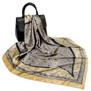 FAIRYGATE Mode foulard carr&eacute; doux foulards bandanas ch&acirc;le t&ecirc;te satin h&ocirc;tesse de l'air Pratique et utile 90006 (FAIRY GATE, neuf)