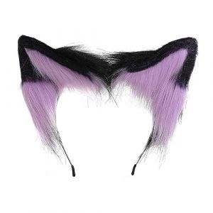 Watreketal Serre Tete,Serre-tête oreilles de renard Cosplay Femme Étudiants Carnavals Personnage Anime Serre-tête Oreille de Chat Serre-tête Peluche Cerceau de Cheveux de Noël (Xuanlang Trading, neuf)