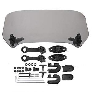 D&eacute;flecteur Pare Brise Moto,Deflecteur Bulle Moto,Pare Brise Moto,Rehausse De Bulle Moto,Pare-Brise Modifi&eacute; par Moto,D&eacute;flecteur d'air Universel De Spoiler De Pare-Brise Modifi&eacute; (Youluu-cd, neuf)