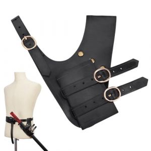 NBEADS Étui pour Épée Médiévale, Étui D'Épée en Cuir pour Ceinture Fourreau D'Épée pour Main Gauche Porte Épée en Cuir PU Fourreau de Ceinture Renaissance pour Dague Chevalier Costume de Cosplay, Noir (ARRICRAFT FR, neuf)