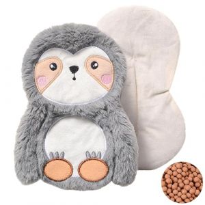 Dhqkqg Coussin Chauffant Micro-Onde, Hibou Coussin Chauffant pour Micro-Ondes, Bouillotte Micro-Onde Peluche, Bouillotte Regles Douloureuses, Lavable, pour la Douleur Musculaire, Homme et Femme (QiXinDianZi, neuf)