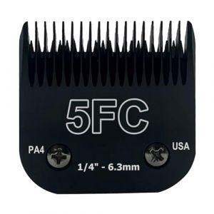 Tondeuse À Cheveux Noire Détachable For Chien, Avec Lames En Acier Inoxydable, Compatible Avec Andis, Oster A5 Et Wahl, Séries KM10. Pièces Détachées For Tondeuses À Cheveux(5FC-6.3mm) (bing xiang, neuf)