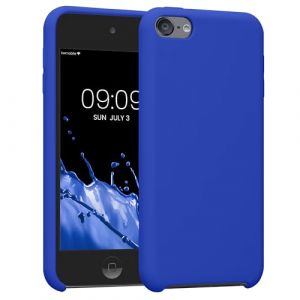 kwmobile Étui Compatible avec Apple iPod Touch 6G / 7G (6ème et 7ème génération) - Étui Coque Protection en Silicone pour Lecteur MP3 Bleu Baltique (SX-Commerce, neuf)