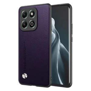 EASSGU Coque de T&eacute;l&eacute;phone pour Honor 200 Smart/Honor X7C (6.8" inches), Etui en Cuir de Style Business - Violet fonc&eacute; (EASSGU, neuf)