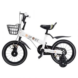 homewell 12/14/16 Pouces Velo pour Enfant a Roulette Stabilisatrices 2-8 Ans, Guidon et Selle R&eacute;glables en Hauteur, V&eacute;lo Enfant avec Paniers, pour Gar&ccedil;ons et Filles (14 Pouce) (muxixi, neuf)