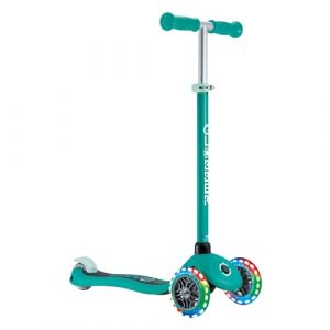 Globber - Primo Lights - Trottinette 3 Roues pour Les Enfants de 3 à 7 Ans, Vert (NOMADESHOP, neuf)