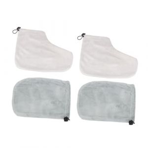 Mobestech Couvre-pieds Et Mitaines En Coton Thermorégulateur Pour Bain De Cire, Lot De 2 Set De Paires, Taille Unique, Accessoires De Thérapie à La Paraffine, Usage Maison Et Spa (Cash Liu, neuf)