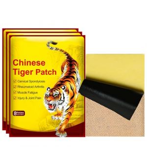 Patch Chauffant,Patch Anti Douleur,24 PCS Patchs de Tigre Chinois,Muscles Articulations Analgésiques Comprimés,Patchs Chauffants Anti Douleur,Patch de Soulagement Douleur Tigre, Pour Douleurs Cou (MagiForeign, neuf)