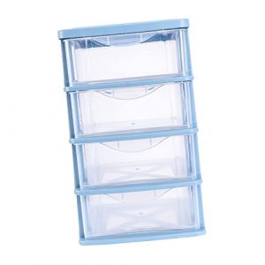 Vaguelly Boîte 1 Pièce boîte de rangement à tiroir organisateur de table avec tiroirs Bac de rangement etagere rangement boite rangement casier vestiaire armoire de rangement plastique PP (Bustling Xin, neuf)