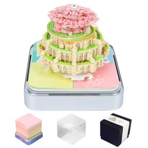 AVCXEC Calendrier 3D &agrave; d&eacute;chirer 2026, calendrier de bureau avec lumi&egrave;res, bloc-notes 3D, calendrier de table 3D, calendrier de bureau cr&eacute;atif papier art (ch&acirc;teau color&eacute;) (DongGuanShi FeiDa DianZi ShangWuYouXianGongSi, neuf)