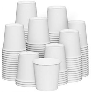 Comfy Package [300 pi&egrave;ces] 120 ml Tasses en papier blanc de, petites, jetables pour la salle de bain, espresso, gobelets de bain de bouche (Rikkel Corp, neuf)