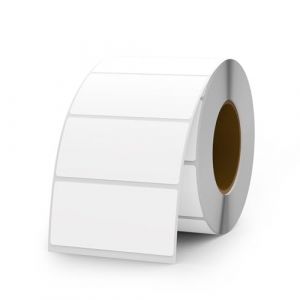 YIKIADA Lot de 500 étiquettes autocollantes en vinyle - 25 x 50 mm - Imperméables - Amovibles - Pour pots de confiture - Blanc (YIJIADA, neuf)