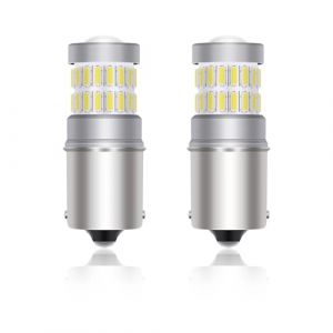 XELORD LED P21W 1156 BA15S Ampoules 6000K Lumière Blanc Extrêmement Lumineux,Voiture Feu de Recul,Feux Stop,Feux Arrière,Feu Arrière Clignotants Feux 12V (2Pcs) (XELORD, neuf)
