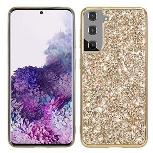 BLOTECH Coque pour Samsung Galaxy S24 Paillette Glitter Housse Etui de Protection Shiny Cas Cover Strass Brillante Bling Bling Ultra Silicone Luxury Backcase Coquille pour Samsung Galaxy S24,Or (Bolong, neuf)