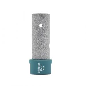 JeeynoTols Forets à Fraiser Diamantés 20mm - M14 pour agrandir, façonner, poncer, chanfreiner les trous existants dans la porcelaine céramique carrelage plan de travail granit marbre filetage (J&Y Home Tools Store, neuf)