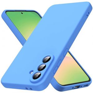 Byvuwiay Coque pour Samsung Galaxy A56 5G, Ultra Mince Premium Housse Souple en Silicone Liquide, Coque de Protection pour Samsung Galaxy A56 5G - Bleu Ciel (FRANKLIN SIA, neuf)