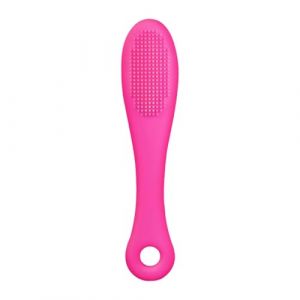 Brosse &agrave; menton pour chat - Brosse &agrave; r&eacute;curer en silicone pour chats | Nettoyeur de menton | Brosse &agrave; doigts | Brosse &agrave; dents en silicone pour animaux de compagnie | Brosse &agrave; dents pour doigt de chat | (yuxao, neuf)